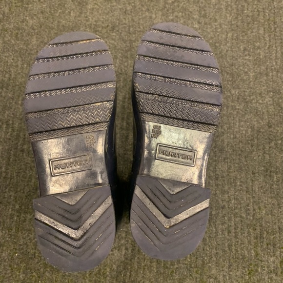 Women's Hunter Navy Rain Boots Glossy - Picture 4 of 6